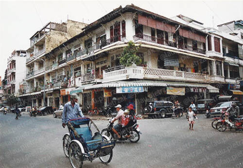 Phnom Penh, un cyclo