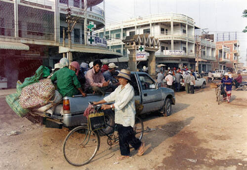 une rue de Phnom Penh